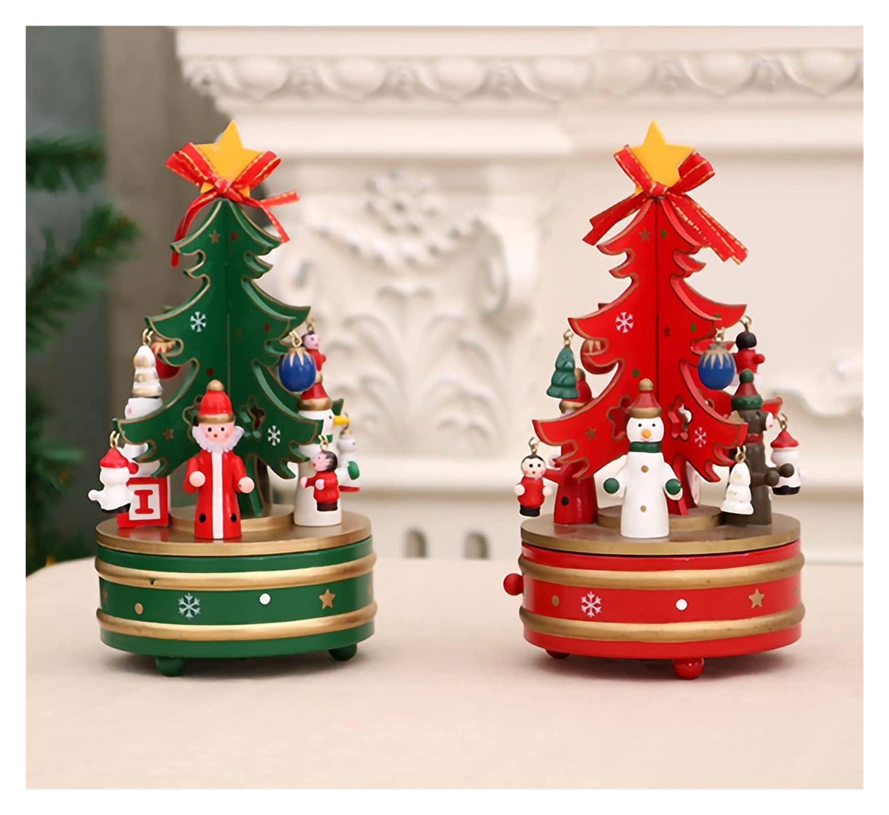 Amazon.co.jp: オルゴール クリスマスオルゴール木製クリスマス